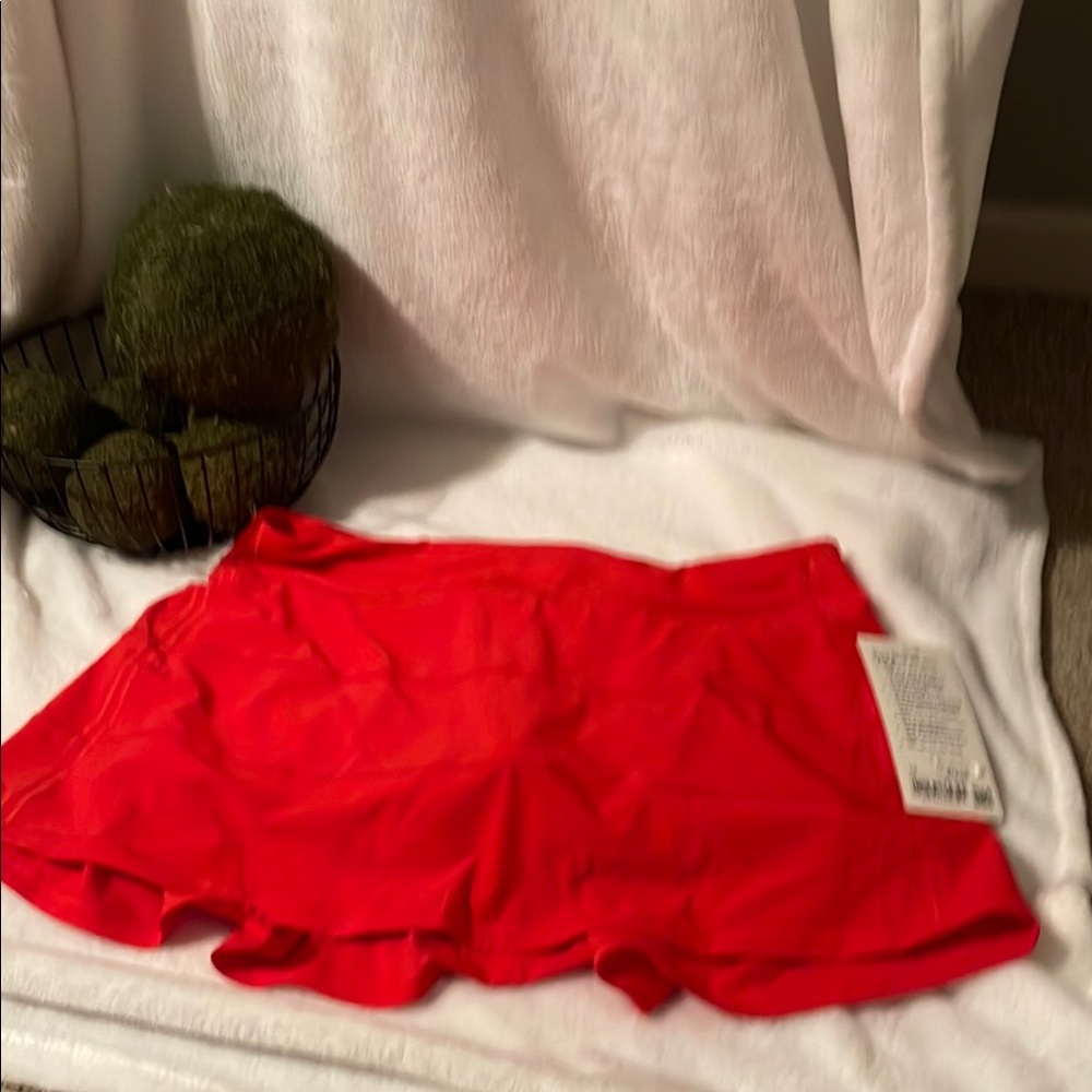 Chic Red Mini Skirt